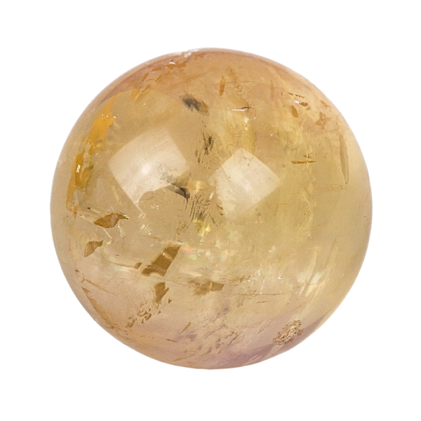 Yellow Optical Calcite Sphere