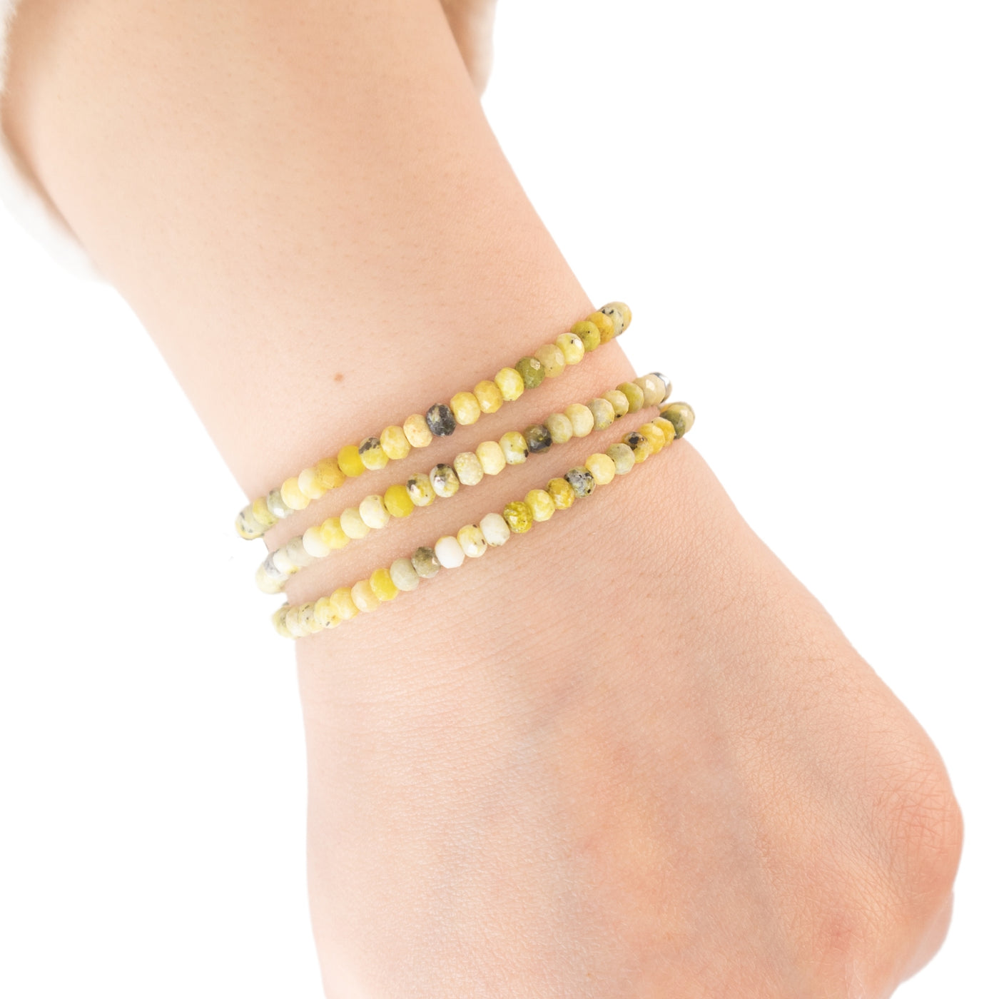 Yellow Turquoise Convertible Bracelet-Necklace