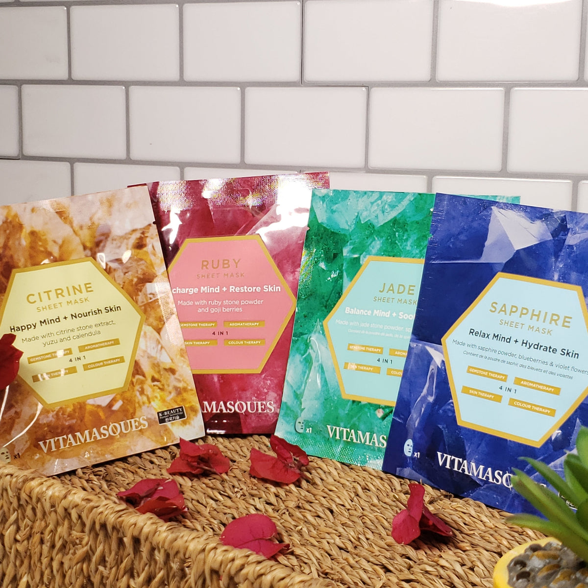 Crystal Beauty Mask Bundle - 4 Pack