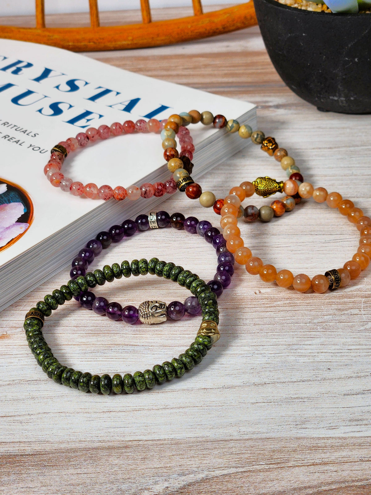 Strawberry Quartz Energy Bracelet
