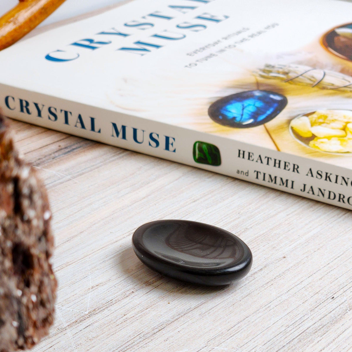 Black Obsidian Worry Stone