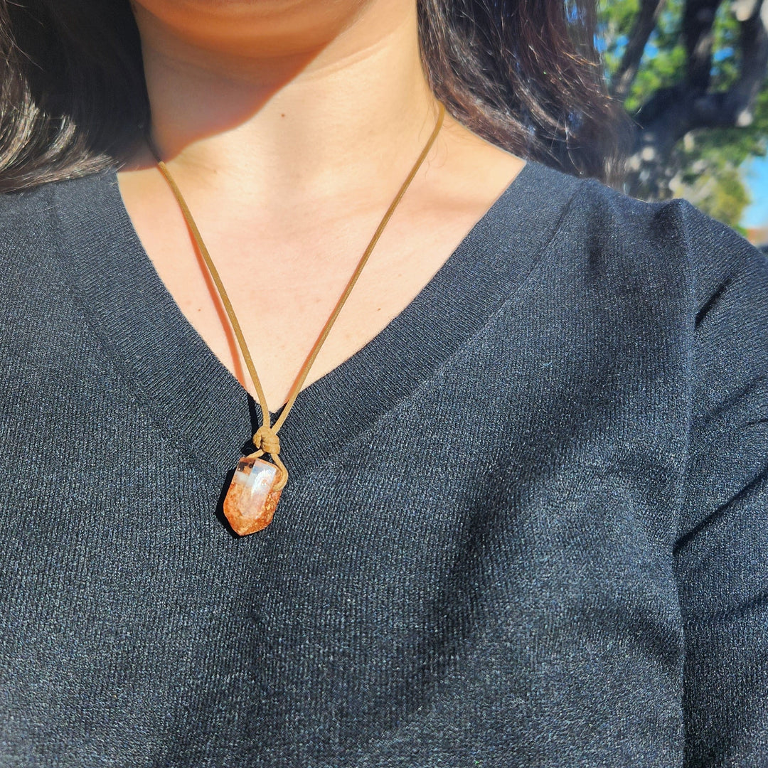 Included Quartz Pendant Adjustable Necklace | Shop Crystal Jewelry