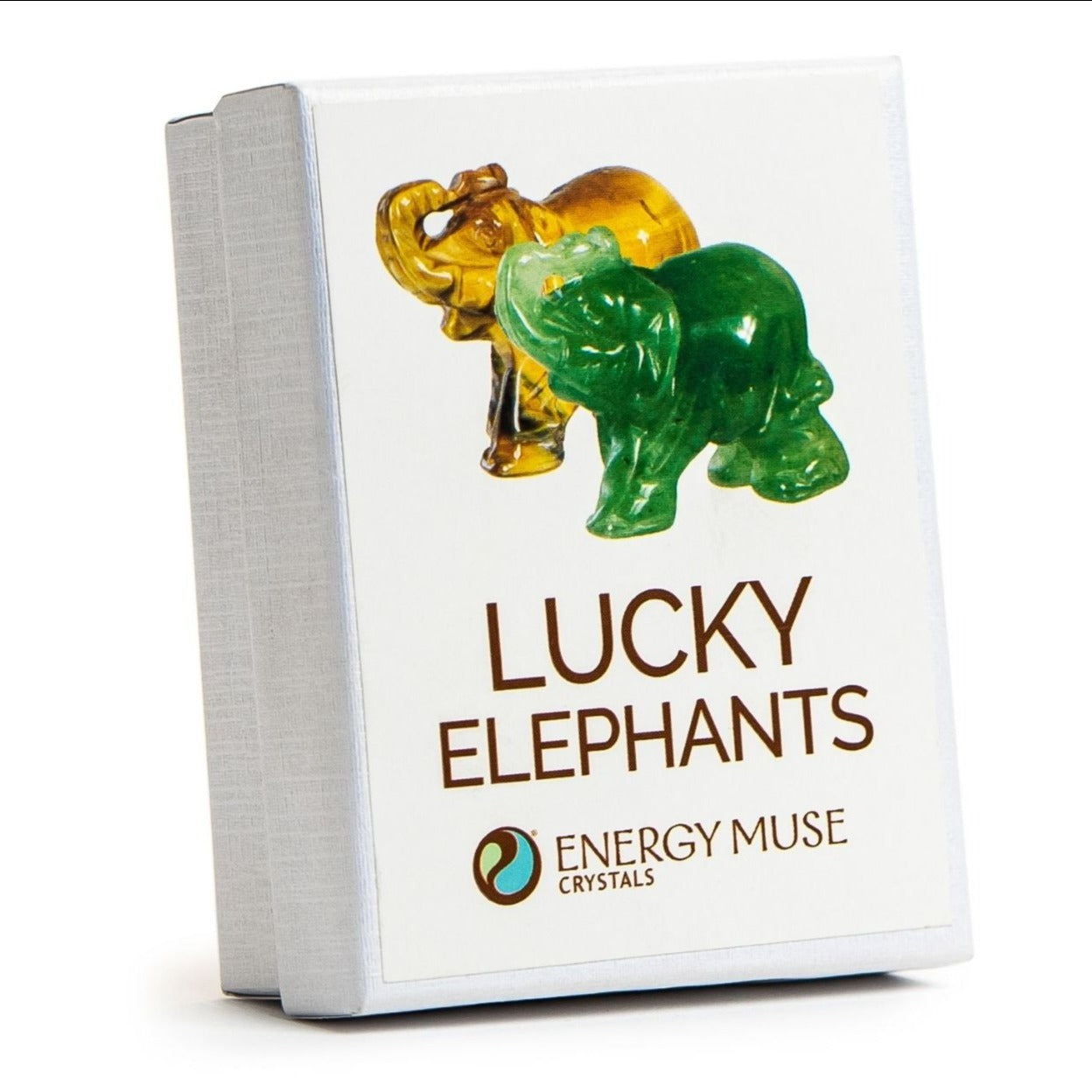 Lucky Crystal Elephants