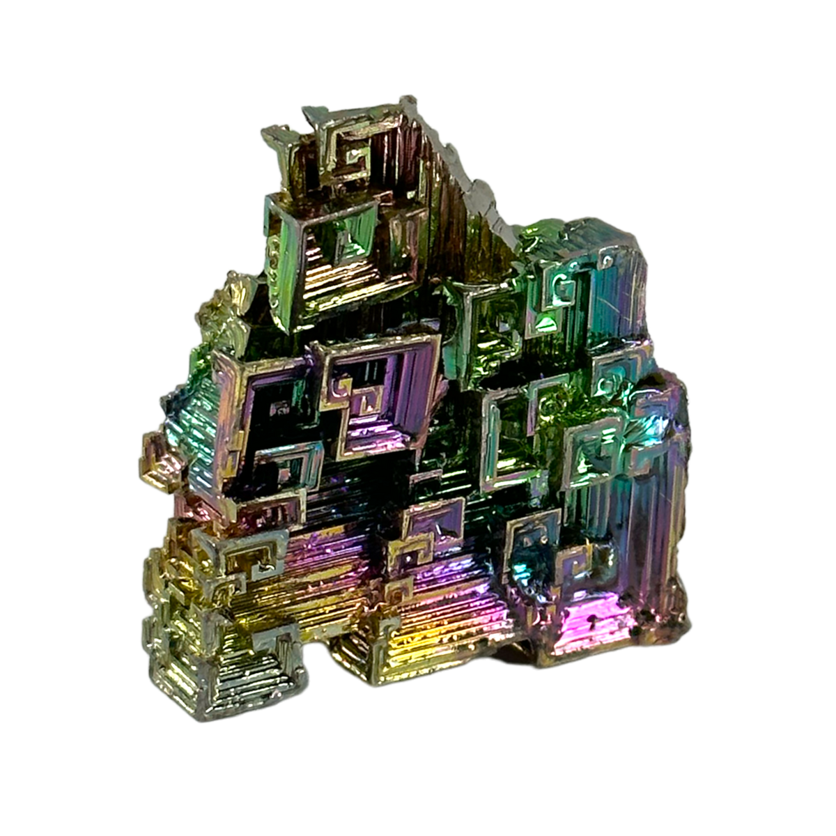Tucson Find Rainbow Bismuth Crystal