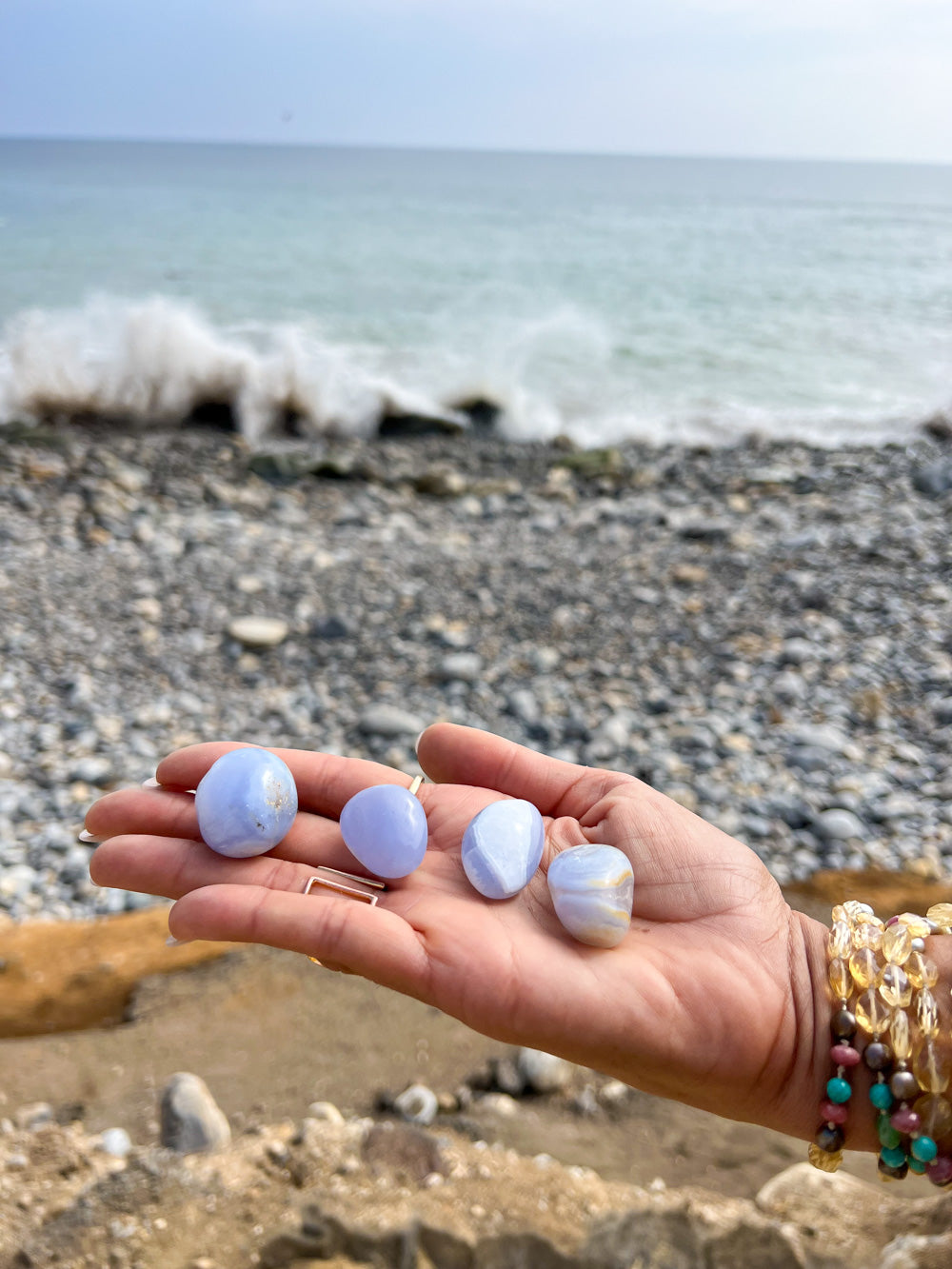 Blue Lace Agate Stone