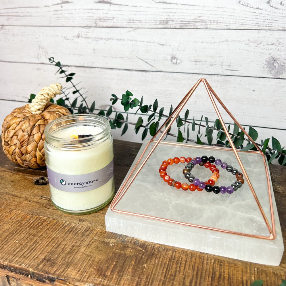 Square Selenite Charging Plate