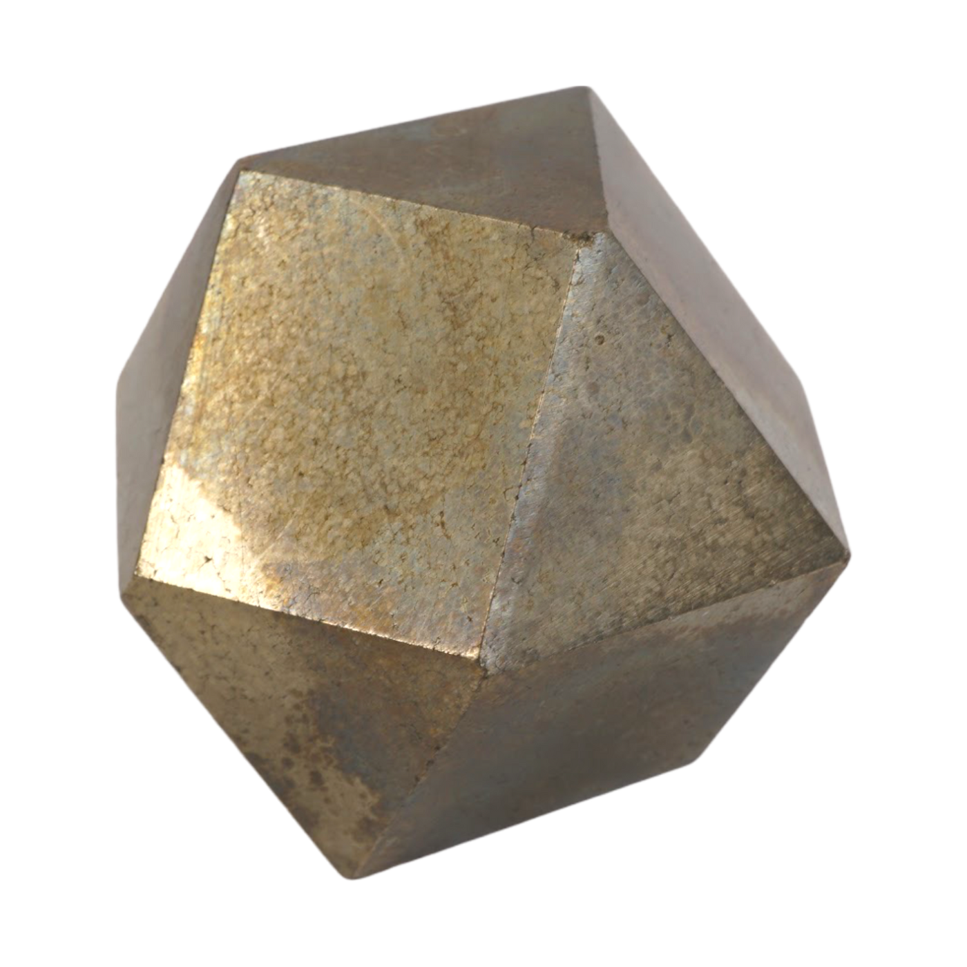 Tucson Find Chalcopyrite Octagon Crystal