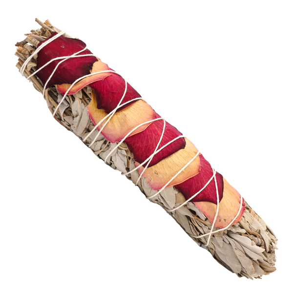 White Sage & Rose Stick