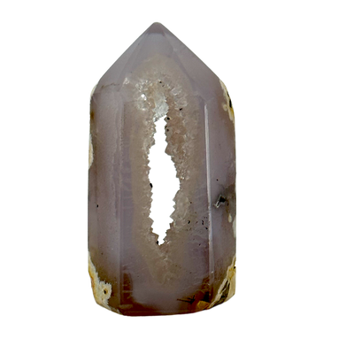 Polished Agate with Druze
