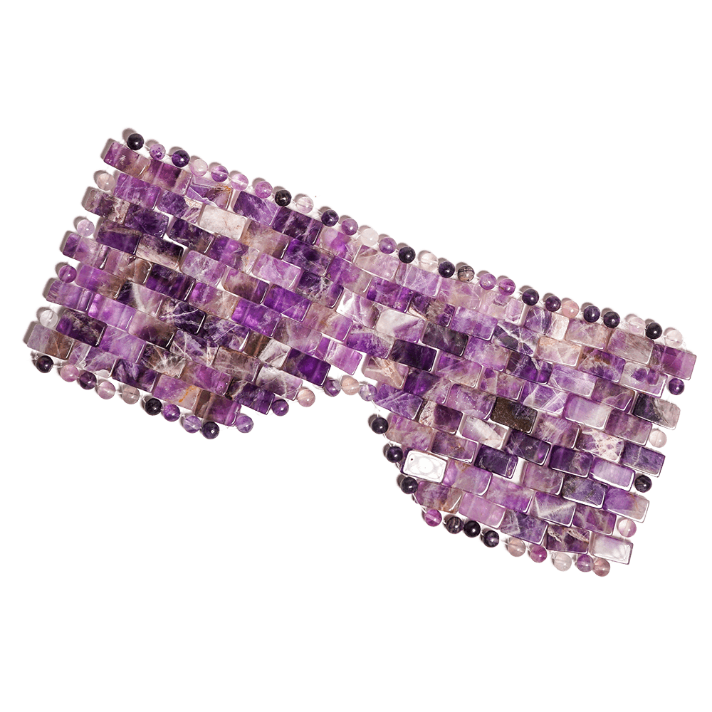 Amethyst Crystal Eye Mask