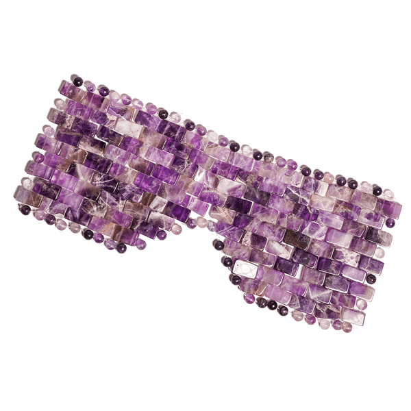 Amethyst Crystal Eye Mask