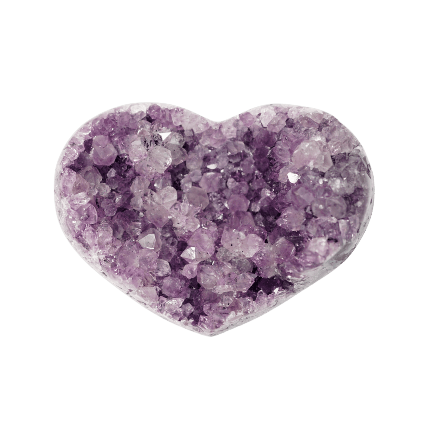 Amethyst Geode Heart
