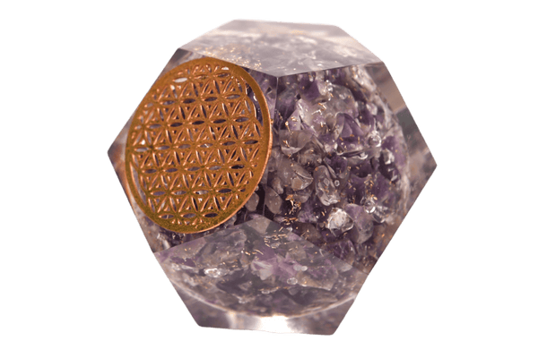 Amethyst Orgone Dodecahedron