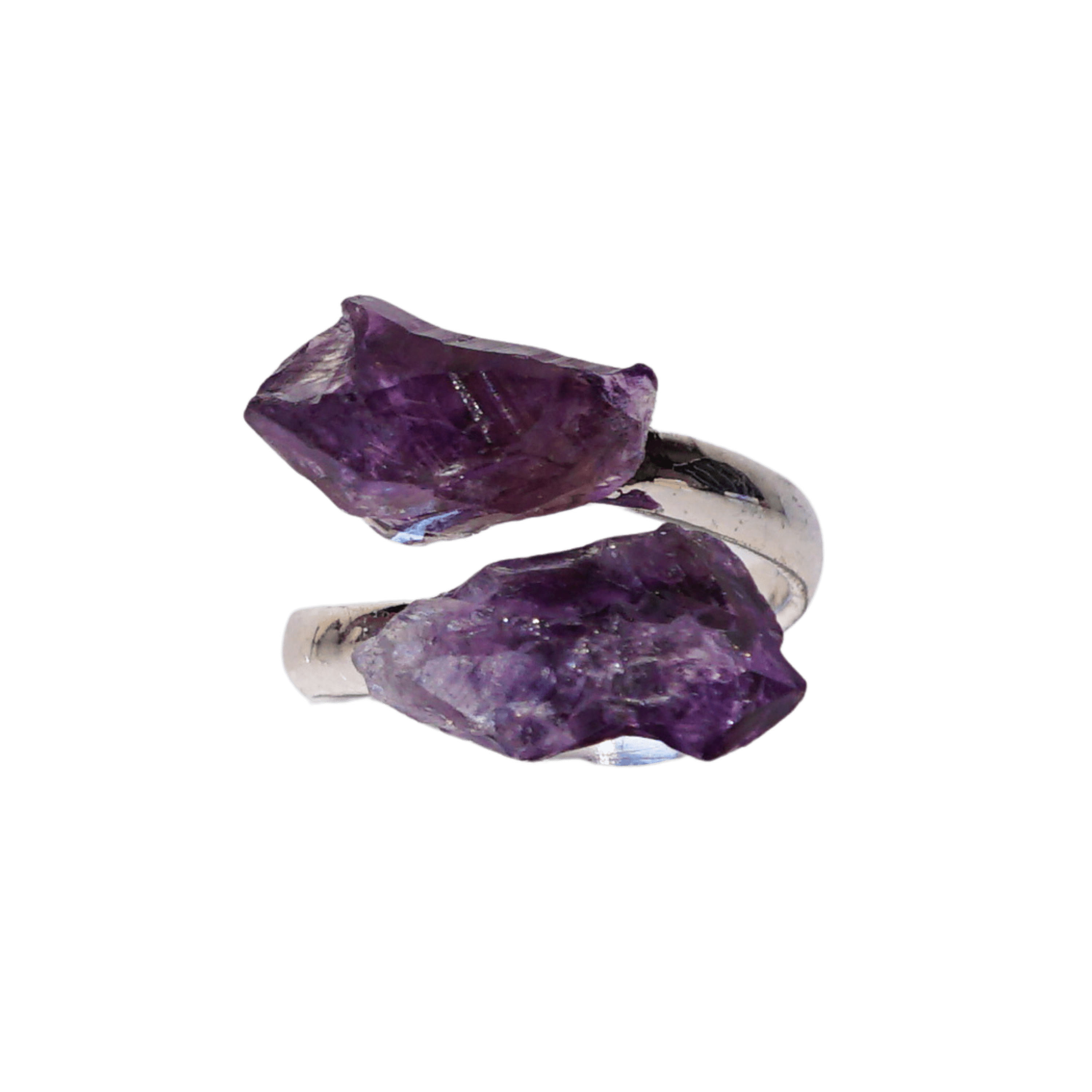 Amethyst Point Adjustable Ring – Energy Muse