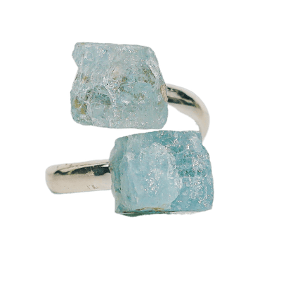 Aquamarine Adjustable Ring