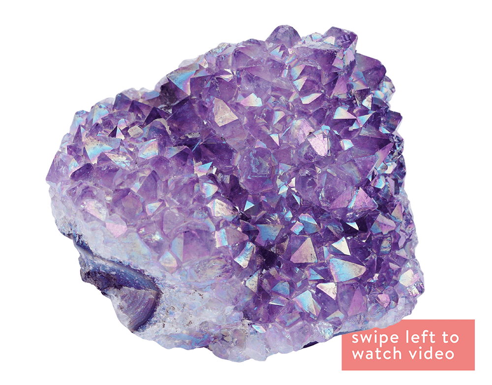 Aura Amethyst Cluster