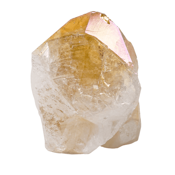 Aura Citrine Point