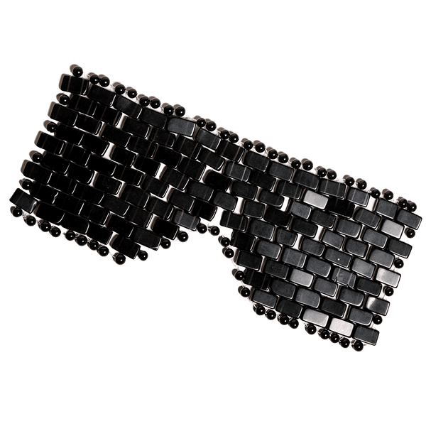 Black Obsidian Crystal Eye Mask