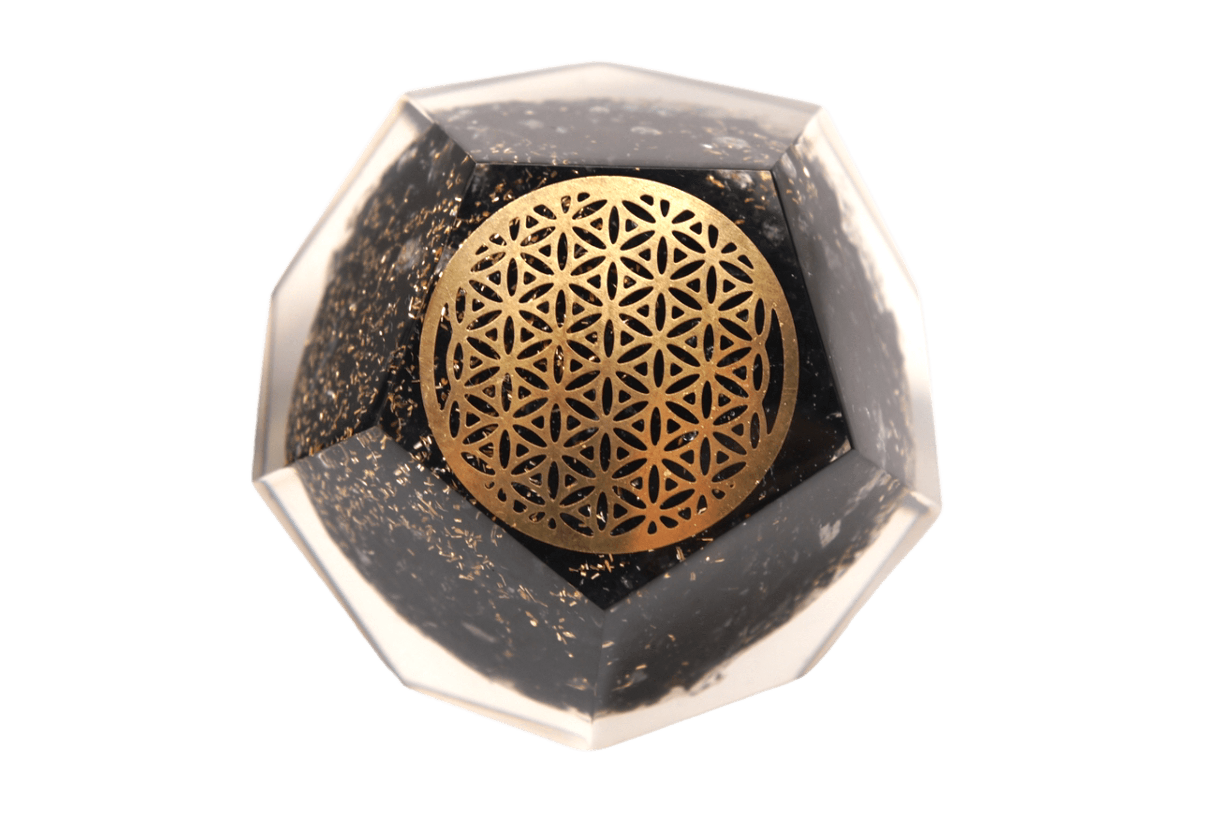 Black Tourmaline Orgone Dodecahedron | Shop Orgone tools at Energy Muse