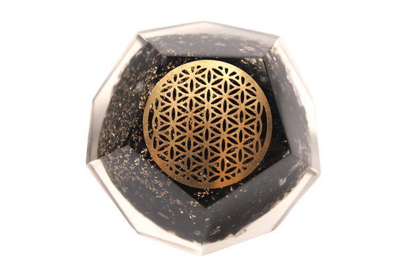Black Tourmaline Orgone Dodecahedron