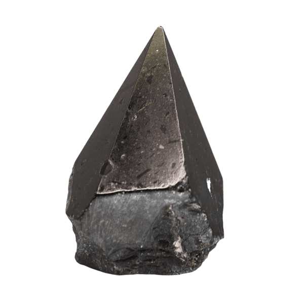 Tucson Find Black Tourmaline Half-Polished Point