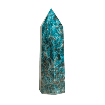 authentic blue apatite point-shaped crystal from Energy Muse