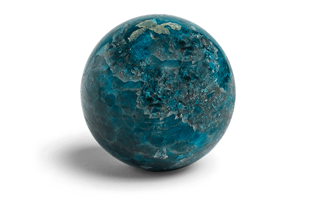 Blue Apatite Sphere - Energy Muse