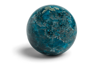 Blue Apatite Sphere - Energy Muse