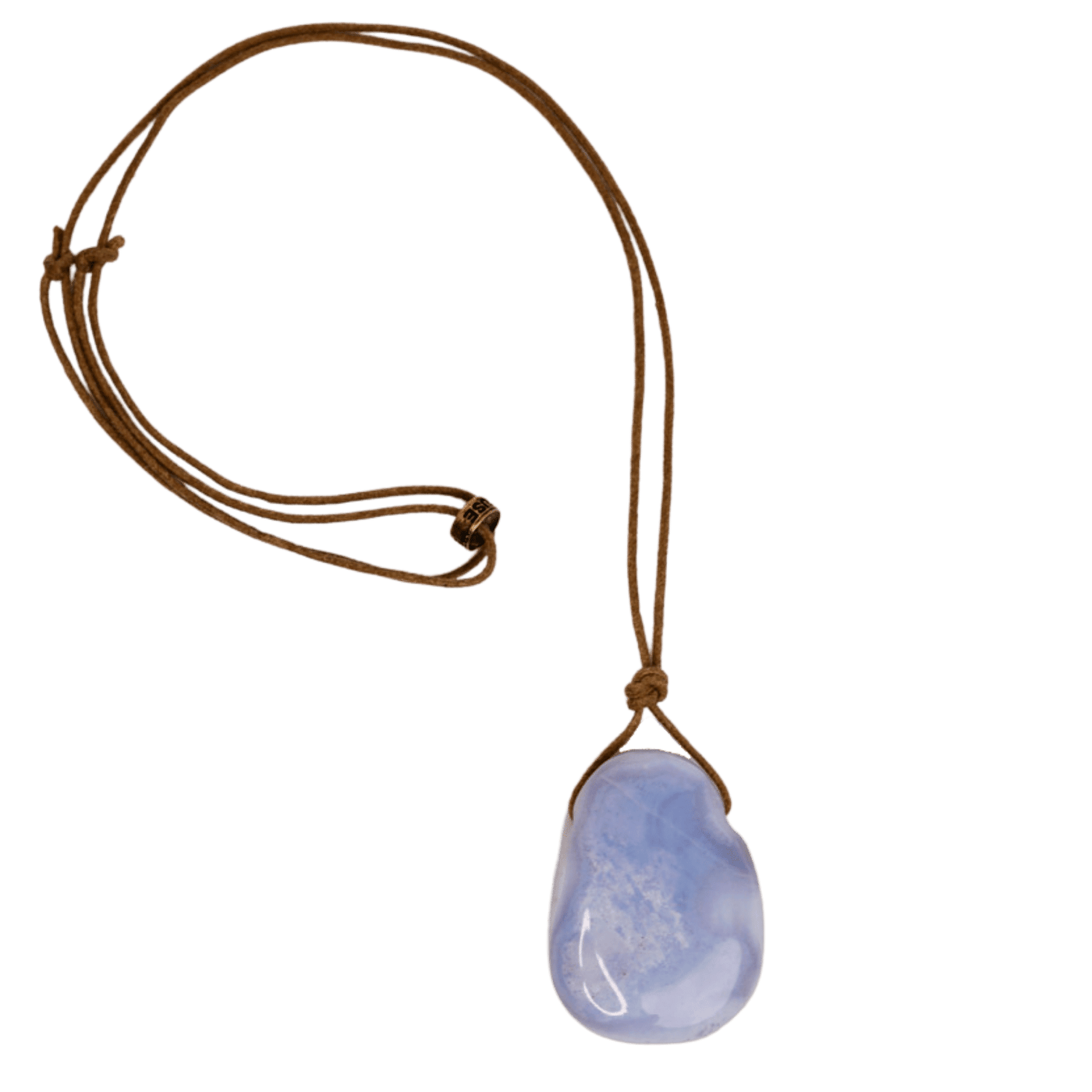 full product view of Blue Lace Agate necklace by Energy Muse