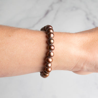 Brown Pearl Bracelet