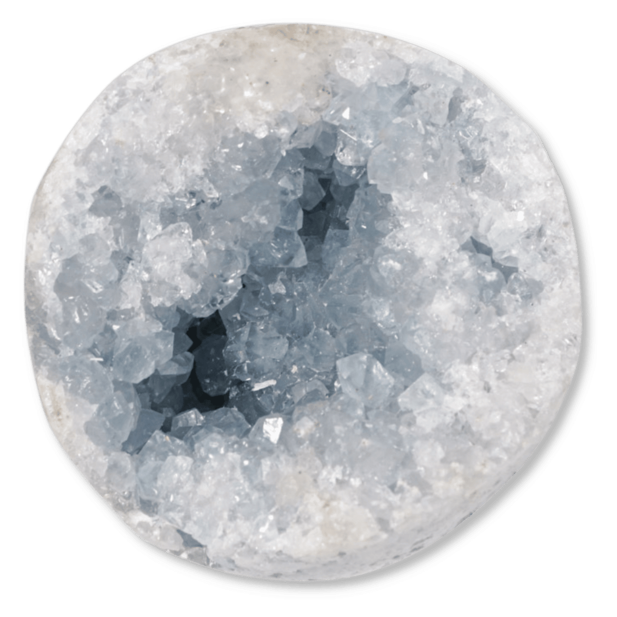 Celestite Geode Sphere