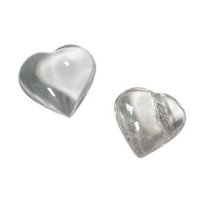 Clear Quartz Heart Crystal