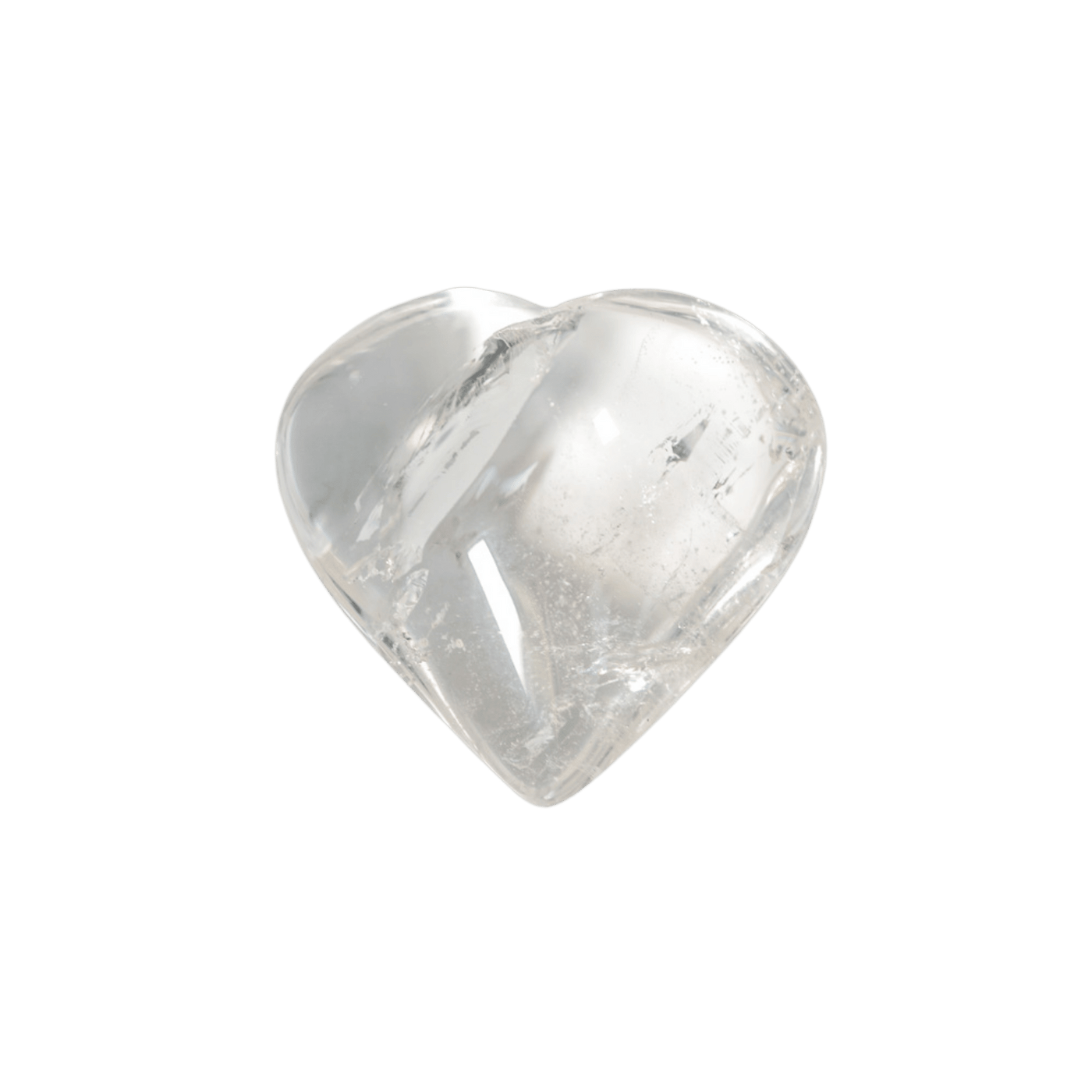 Clear Quartz Heart Crystal