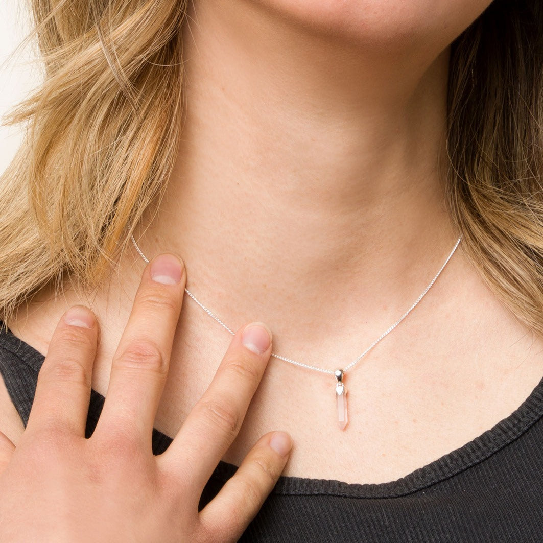 Clear Quartz CRYSTAL365 Necklace - Clear Quartz Necklace