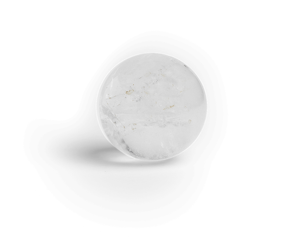 Clear Quartz Sphere - Energy Muse