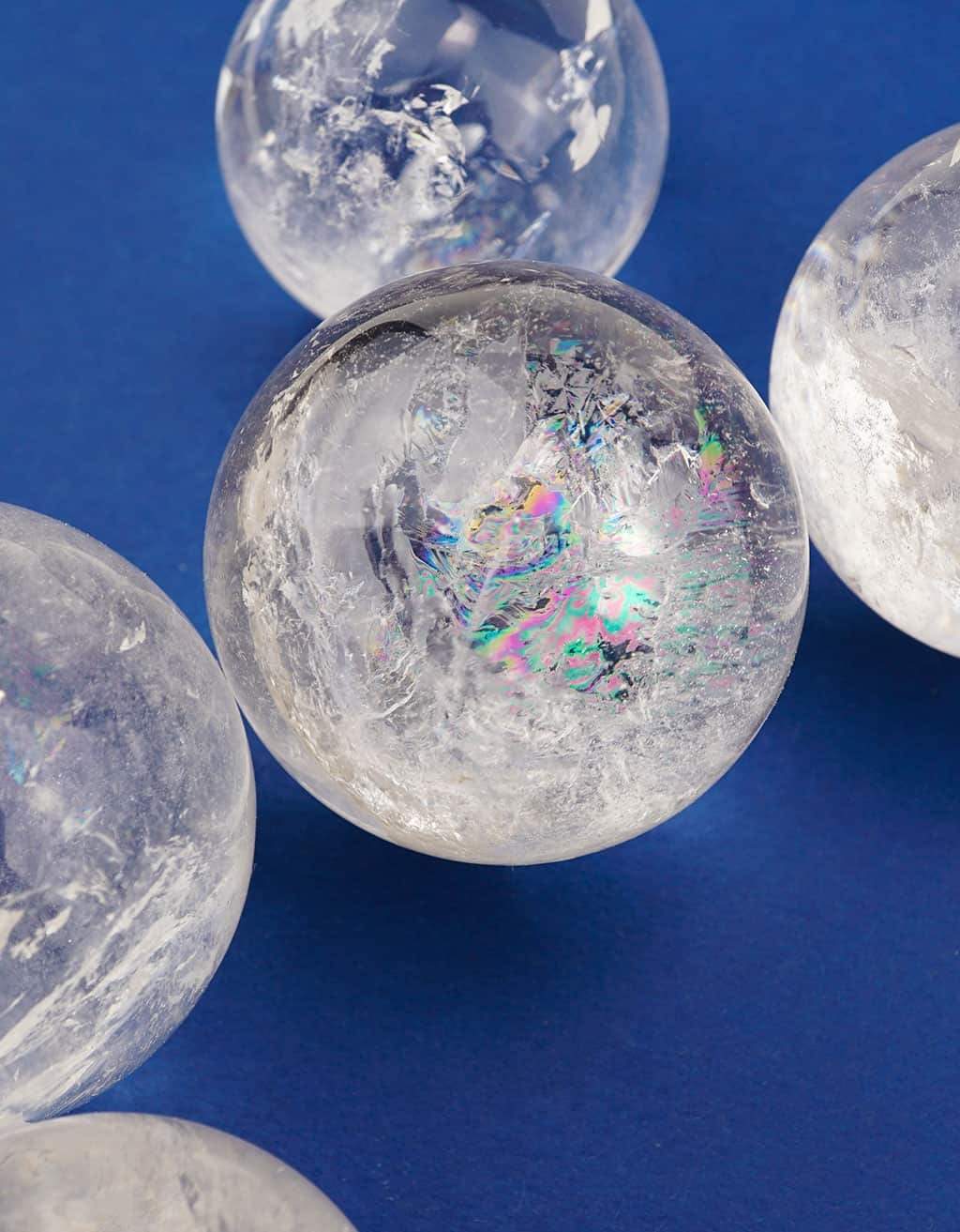 Clear Quartz Spheres - Energy Muse