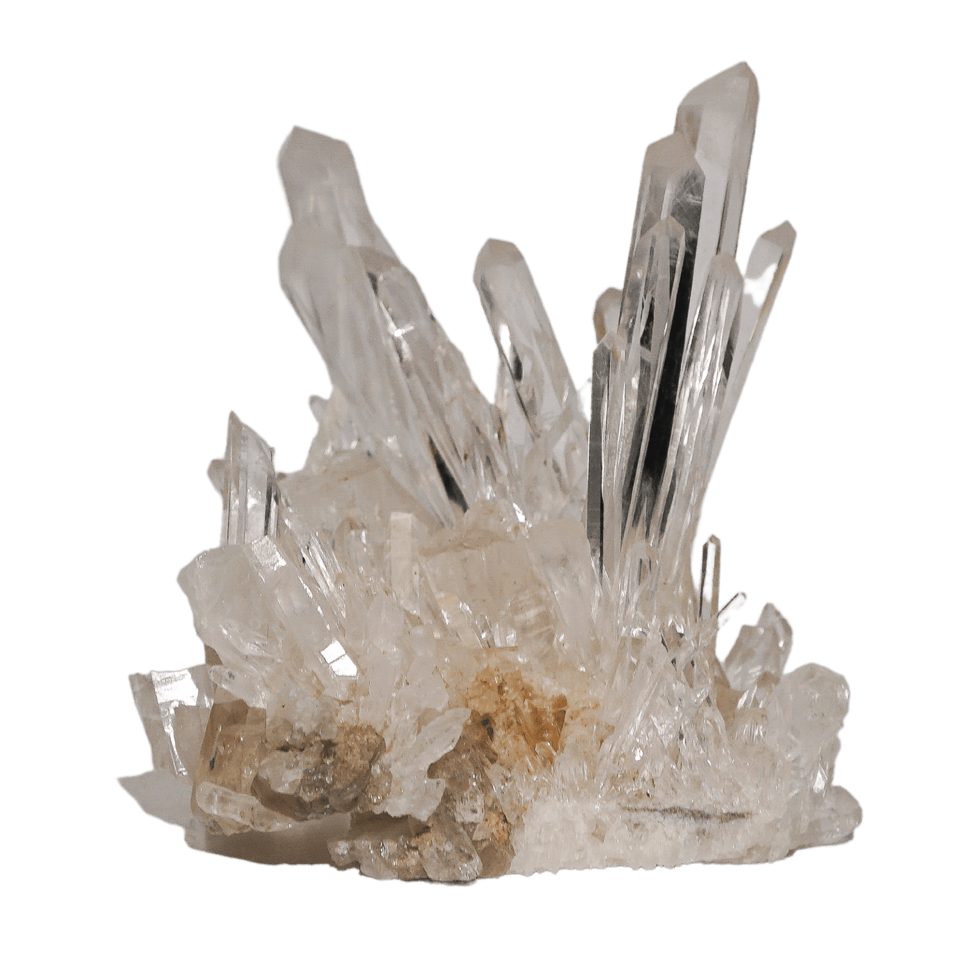Product view of genuine Colombian Clear Quartz Cluster crystal by Energy Muse