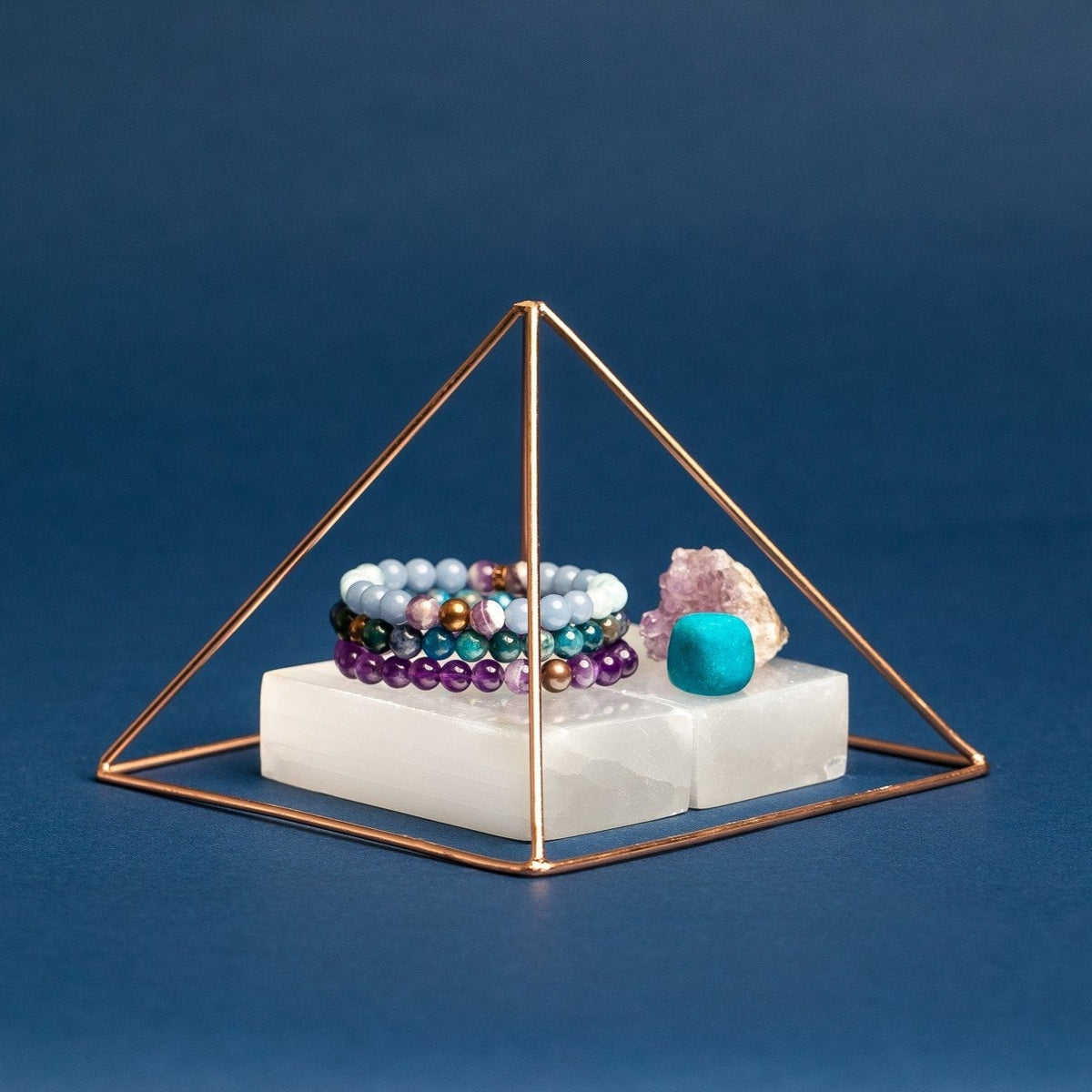 Copper Charging Pyramid - Energy Muse