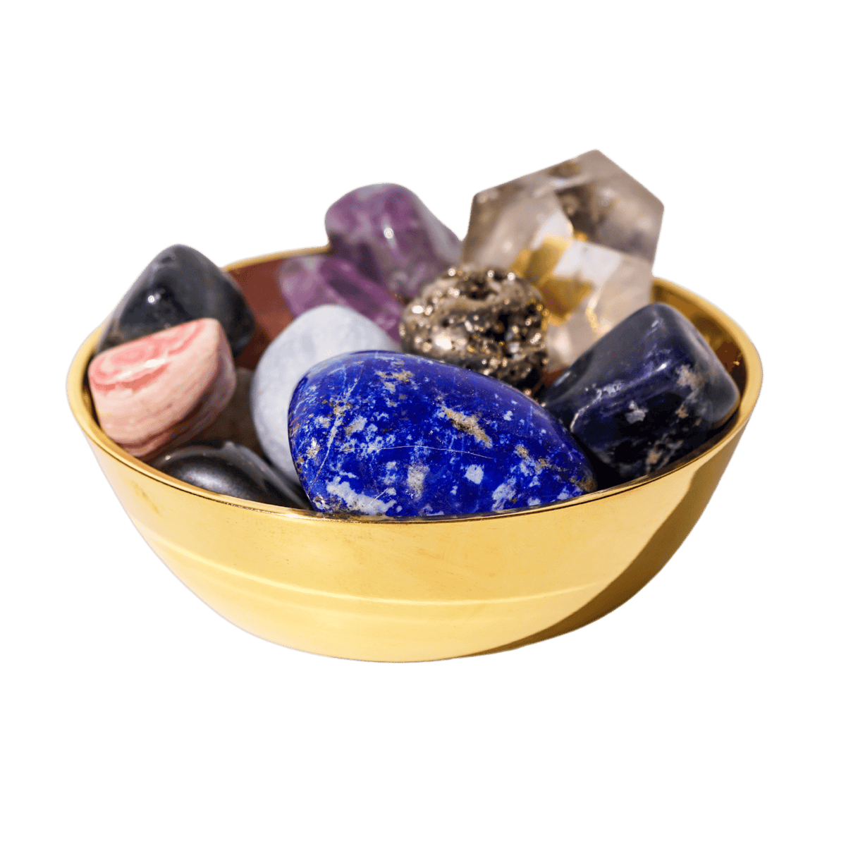Crystal Brass Bowl