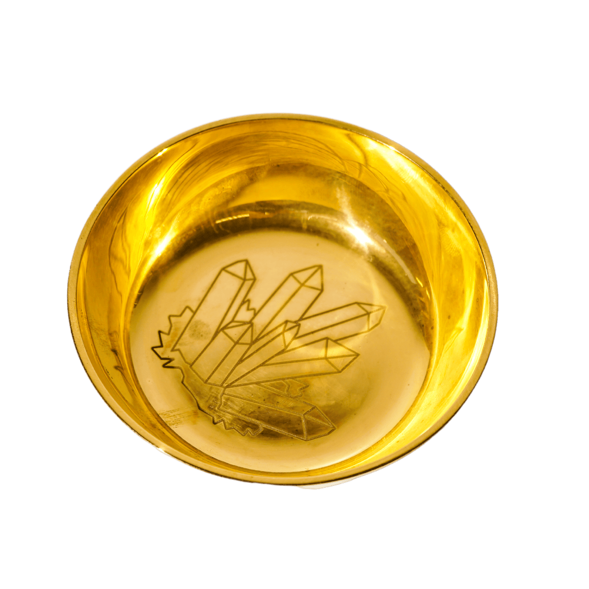 Crystal Brass Bowl