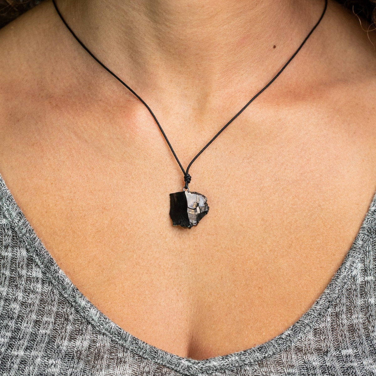 Neutralizer Necklace - Elite Shungite Necklace - Energy Muse