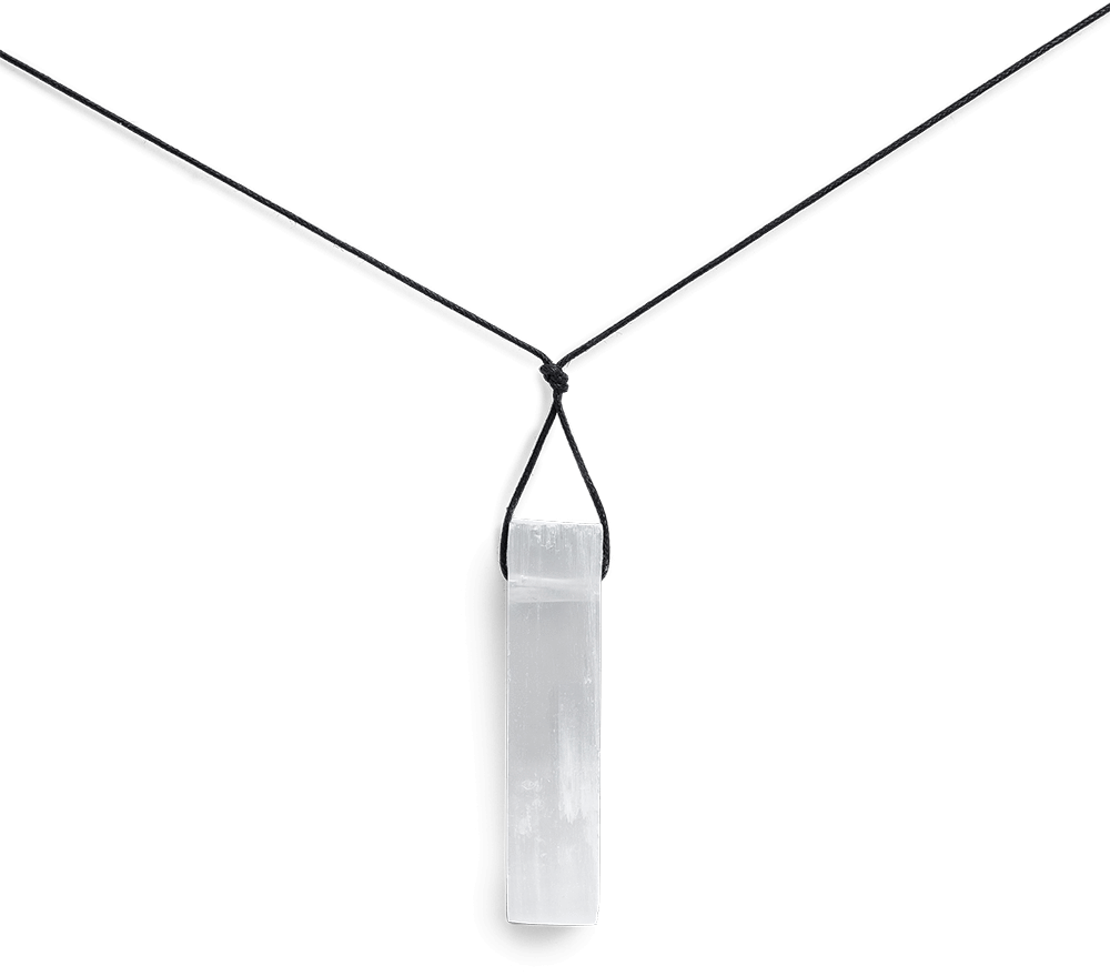 Selenite Necklace for Energy Clearing - Energy Muse