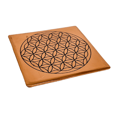 Copper Flower of Life Plate