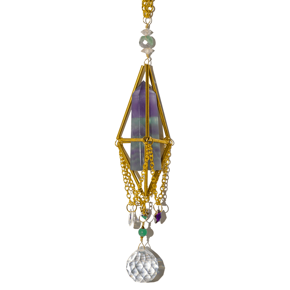 Fluorite Anniversary Crystal Chandelier