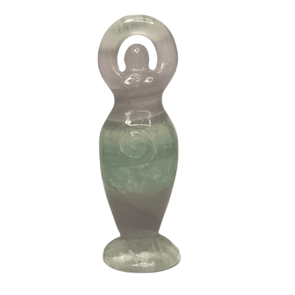 Fluorite Goddess Crystal Statue