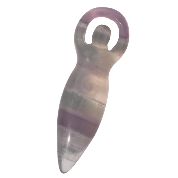 Fluorite Spiral Goddess