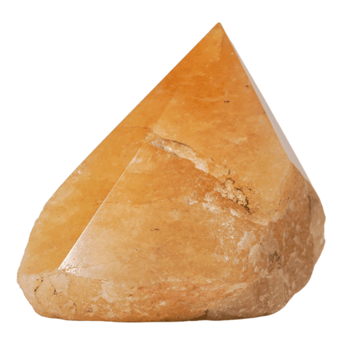 Golden Healer Half-Polished Point