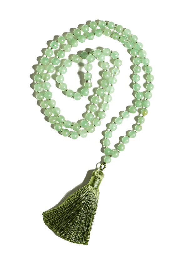 Green Aventurine Mala Necklace