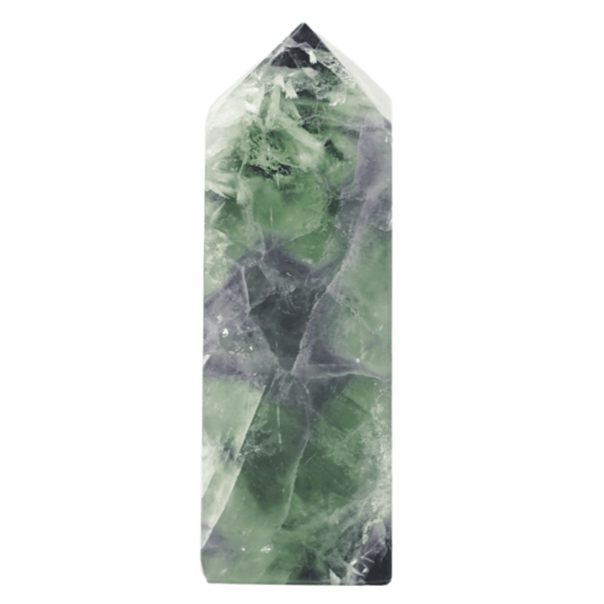 Fluorite Half-Polished Tower