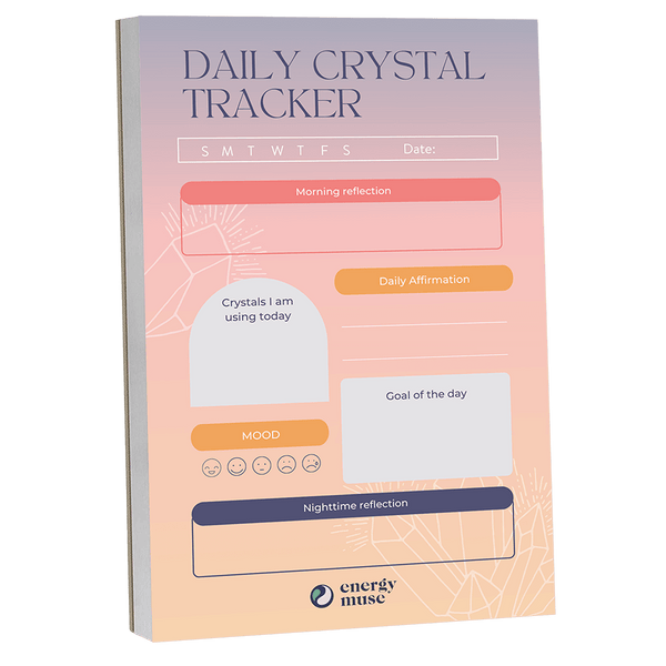 Daily Crystal Tracker Notepad